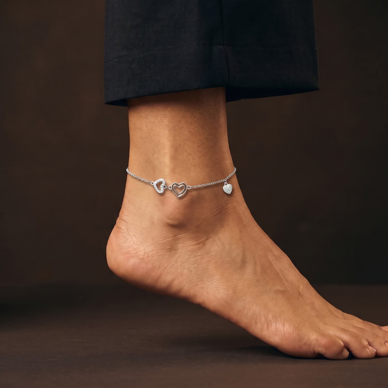 Eternal Heart 925 Silver Payal