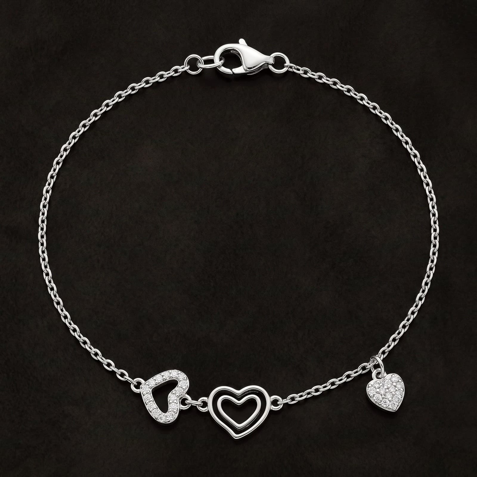 Eternal Heart 925 Silver Payal