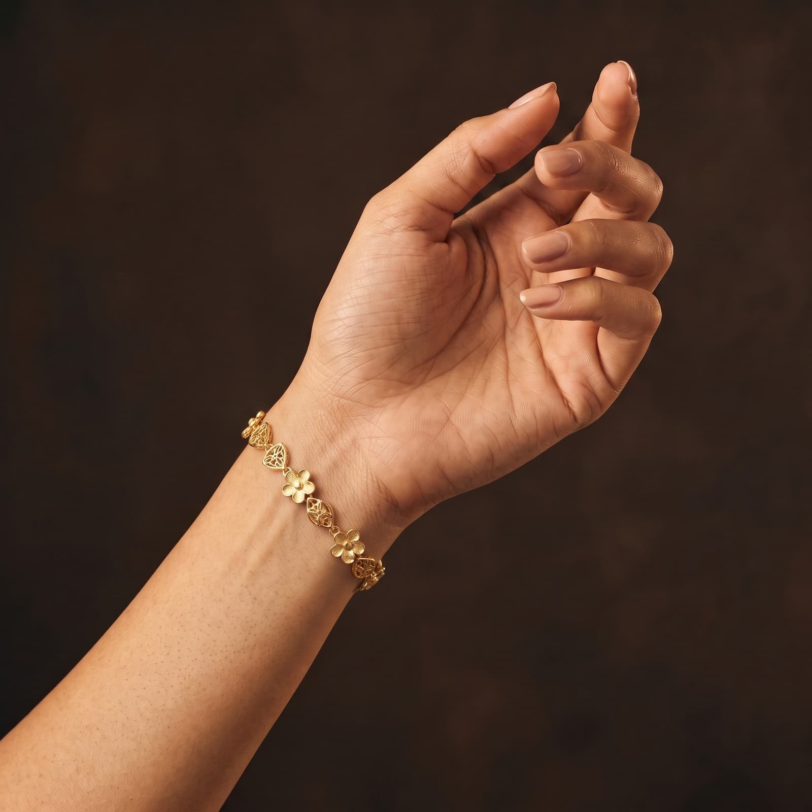 Golden Bloom Bracelet