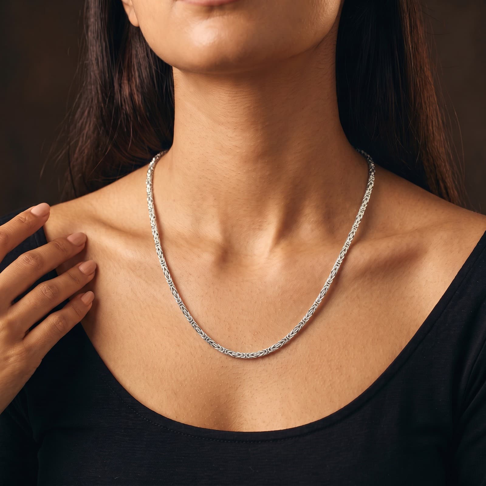 Midnight Serpent Chain