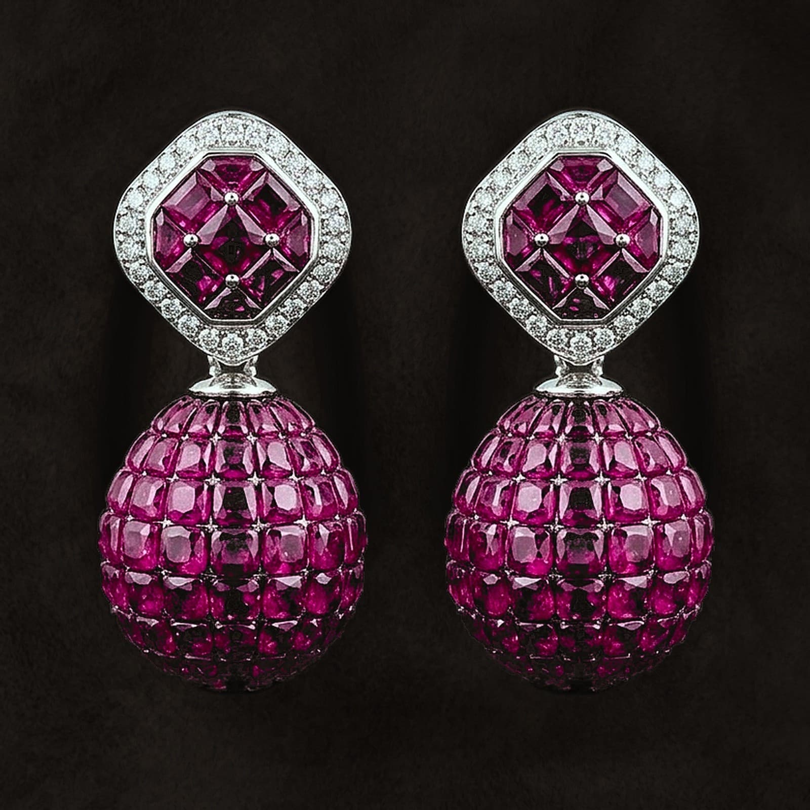 Orchid Drop Earring