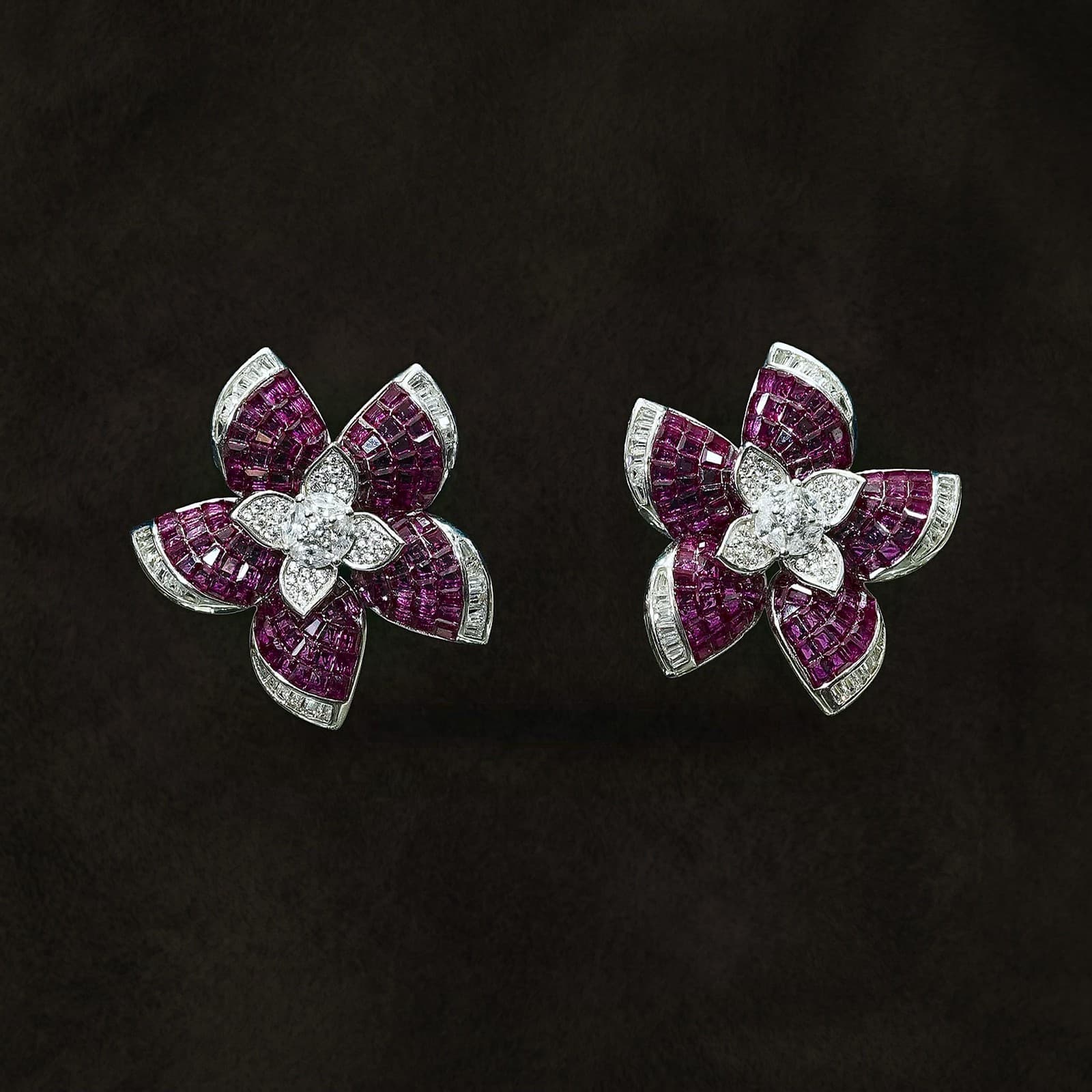 Royal Amethyst Bloom Earrings