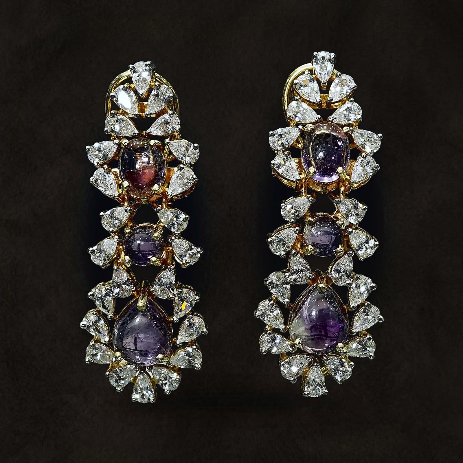 Royal Amethyst Earrings