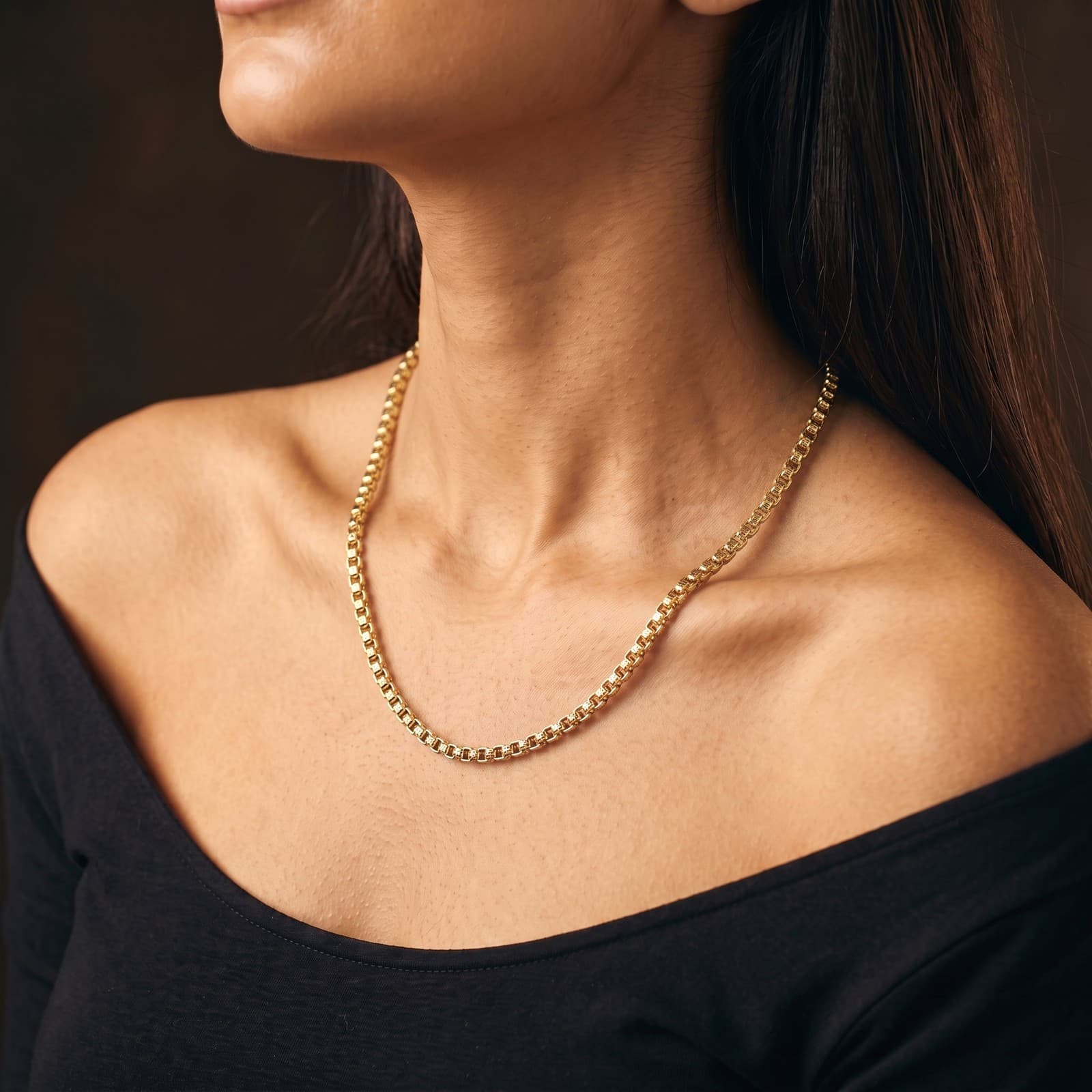 Royal Gold Box-Link Chain