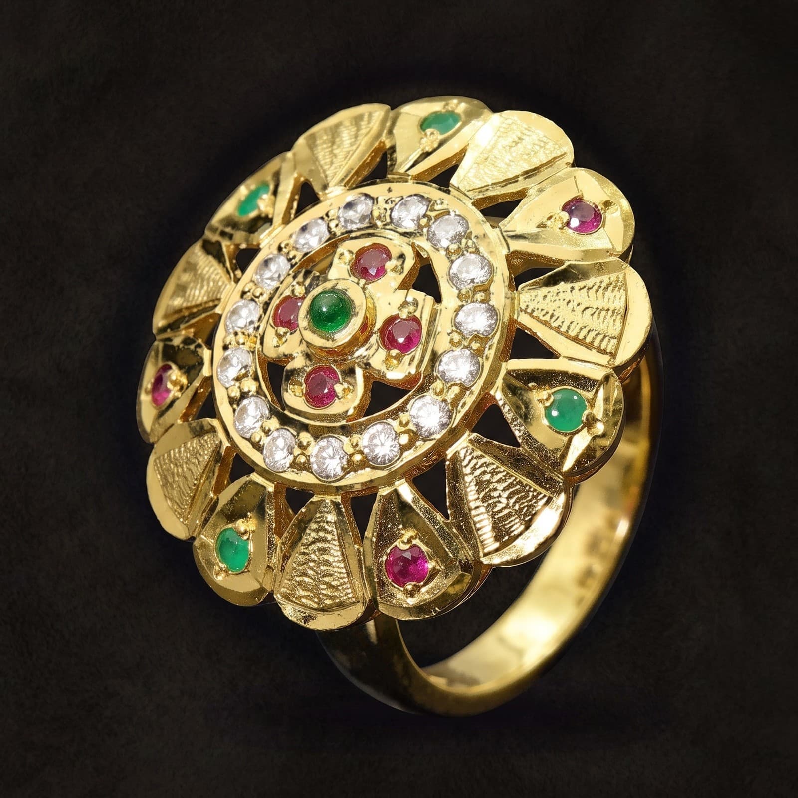 Surya Jadau Ring